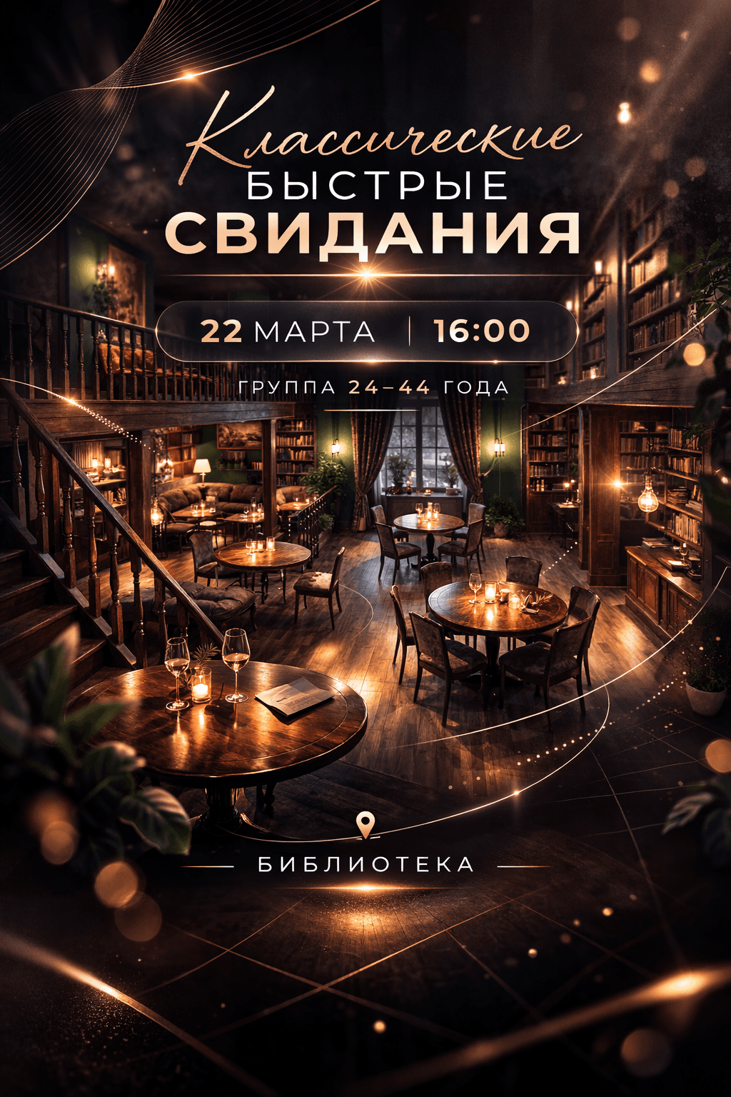 Что вас ждет? - От 10 до 15 свиданий 💞 - фуршет ☕️ - ведущий и программа 🎙️ - совпадения высылаем уже на следующий день